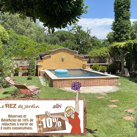 Le Rez De Jardin Pensión Albi